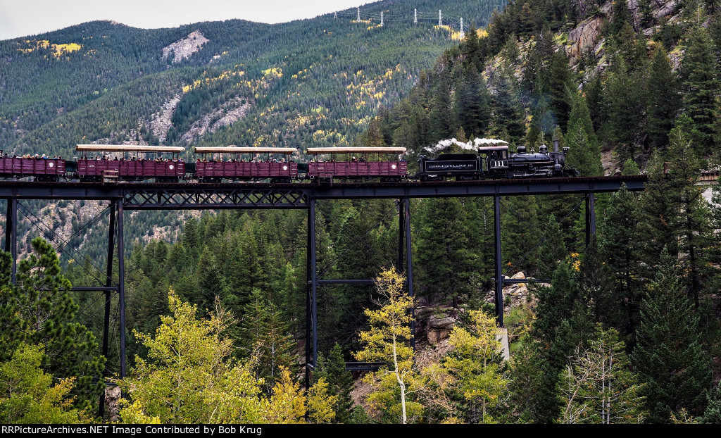 GLRX 111 on the Devil's Gate high trestle